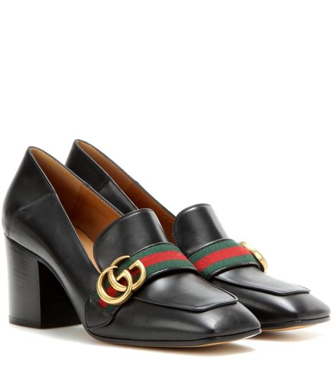 gucci loafers heel|gucci loafer boots.